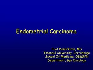 Endometrial Carcinoma