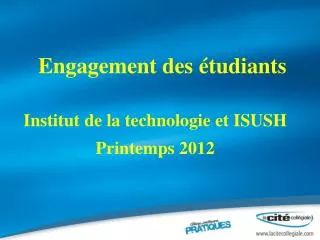 engagement des tudiants