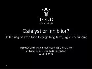 Catalyst or Inhibitor? Rethinking how we fund through long-term, high trust funding