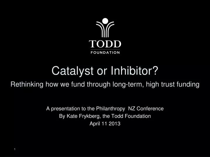 catalyst or inhibitor rethinking how we fund through long term high trust funding