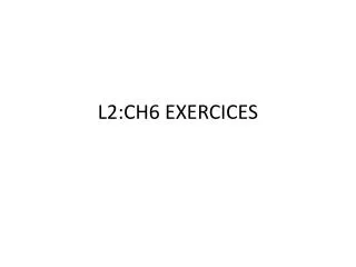 L2:CH6 EXERCICES