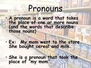 Pronouns