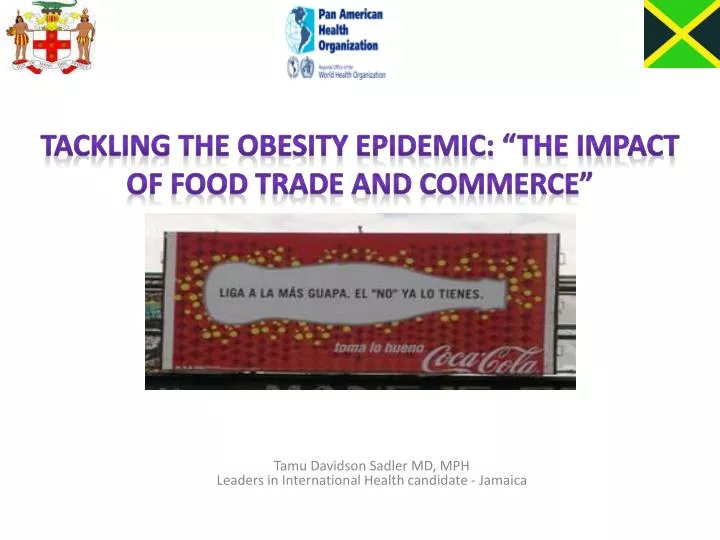 tackling the obesity epidemic the impact of food trade and commerce