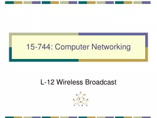 15-744: Computer Networking