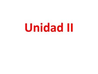 unidad ii