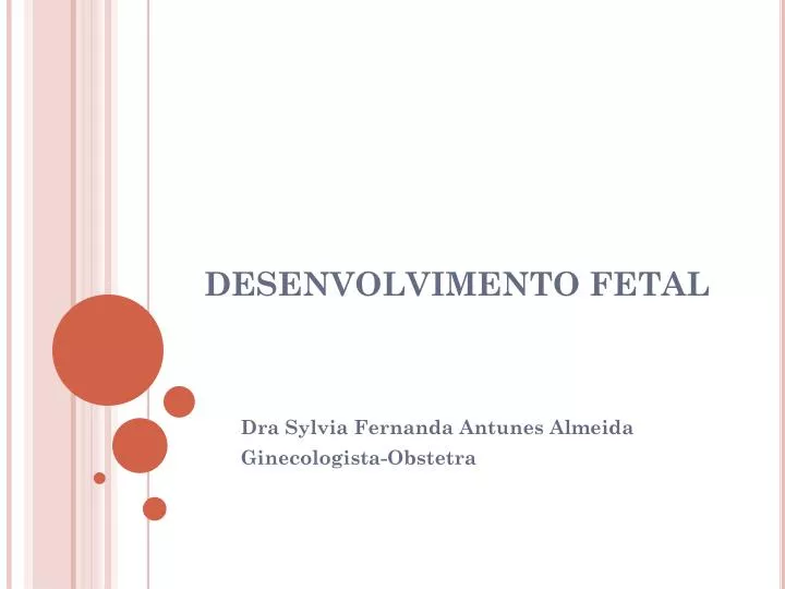 desenvolvimento fetal