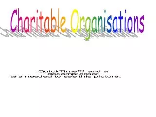 Charitable Organisations