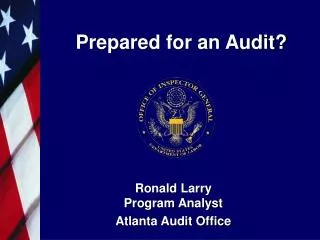 Prepared for an Audit?