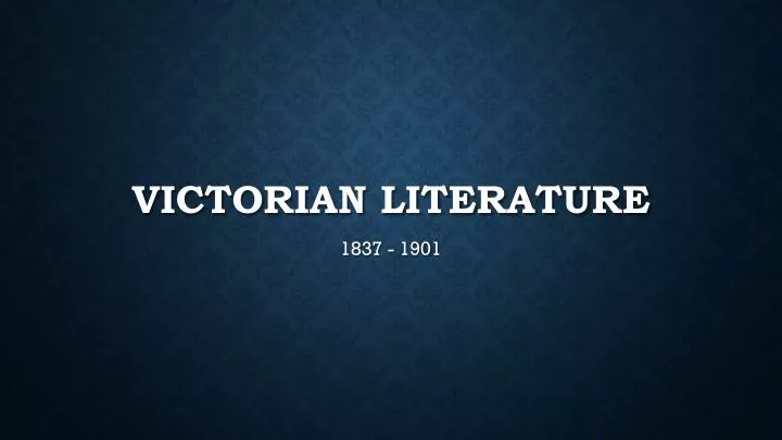 victorian literature