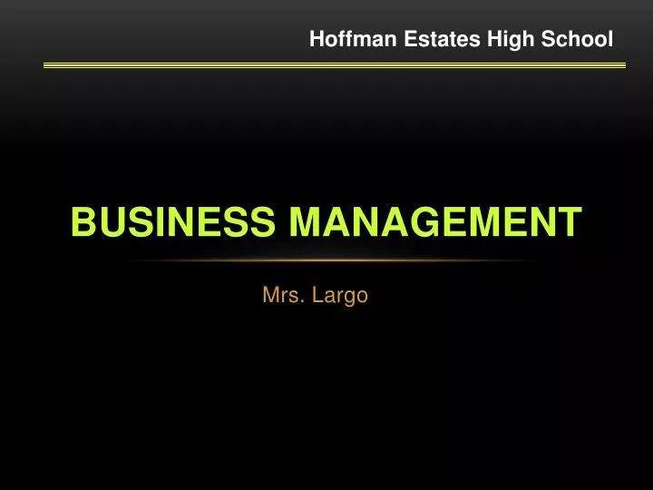 business management