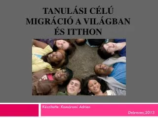 tanul si c l migr ci a vil gban s itthon