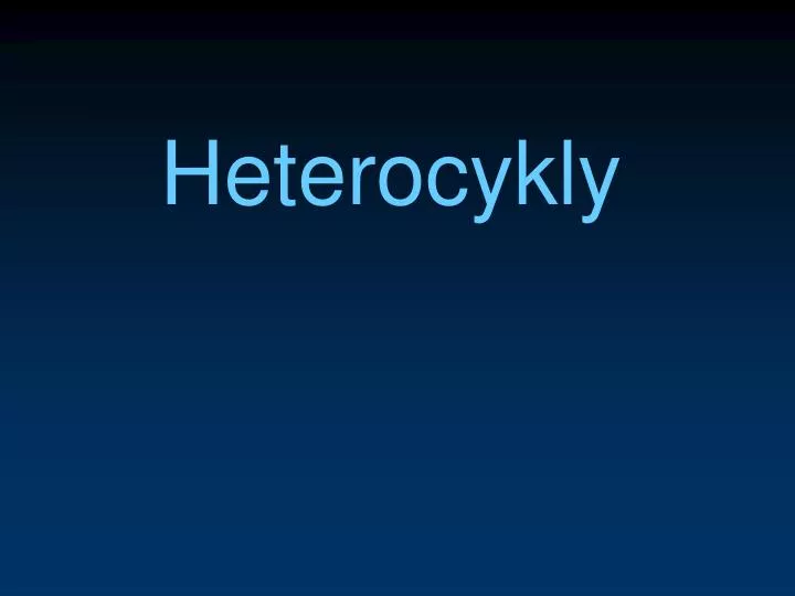 heterocykly