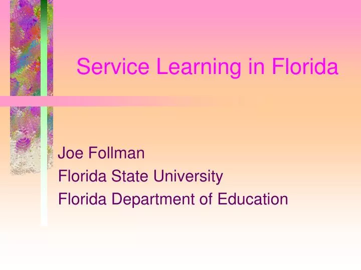 service learning in florida