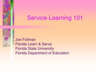 Service-Learning 101