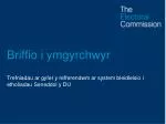 Briffio i ymgyrchwyr - slide 1