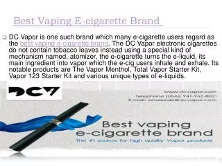 Electronic Cigarettes Maryland