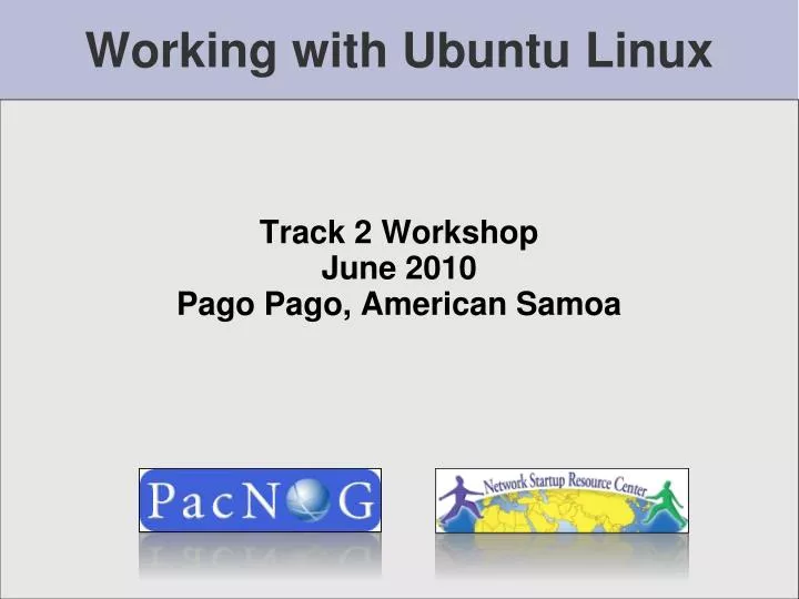 working with ubuntu linux
