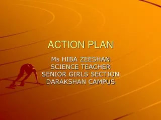 ACTION PLAN