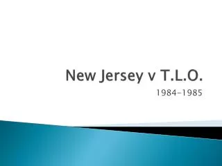 new jersey v t l o