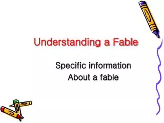 Understanding a Fable