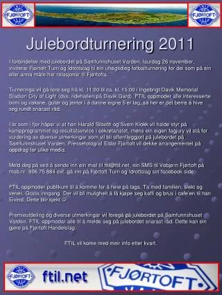 julebordturnering 2011