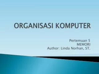 organisasi komputer