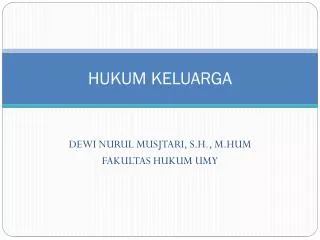 hukum keluarga
