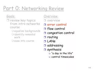part 0 networking review