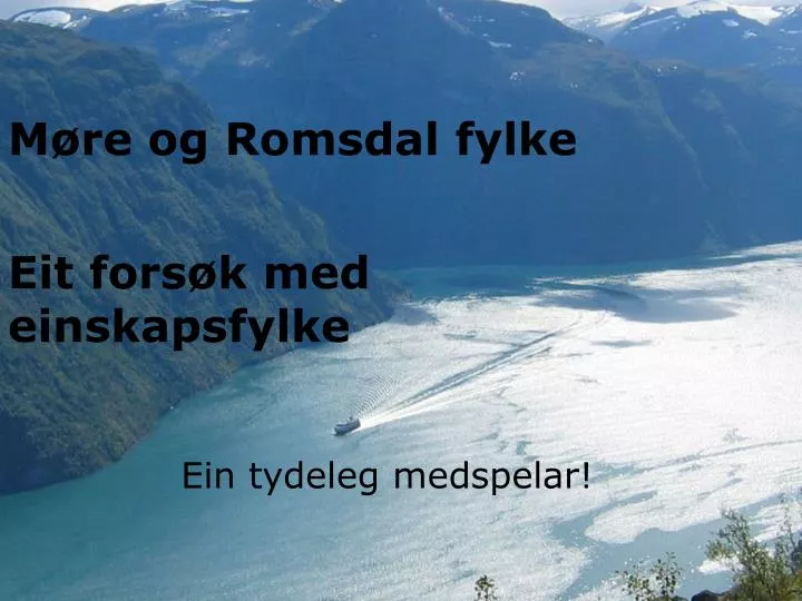 m r fjord