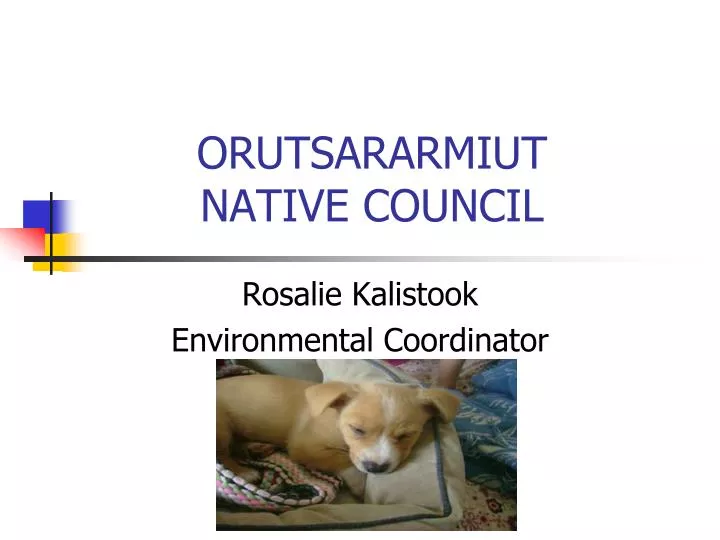 orutsararmiut native council