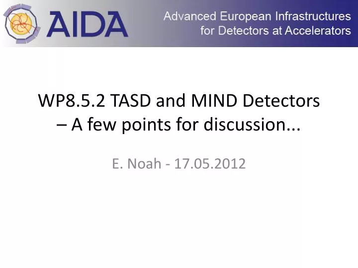 wp8 5 2 tasd and mind detectors a few points for discussion
