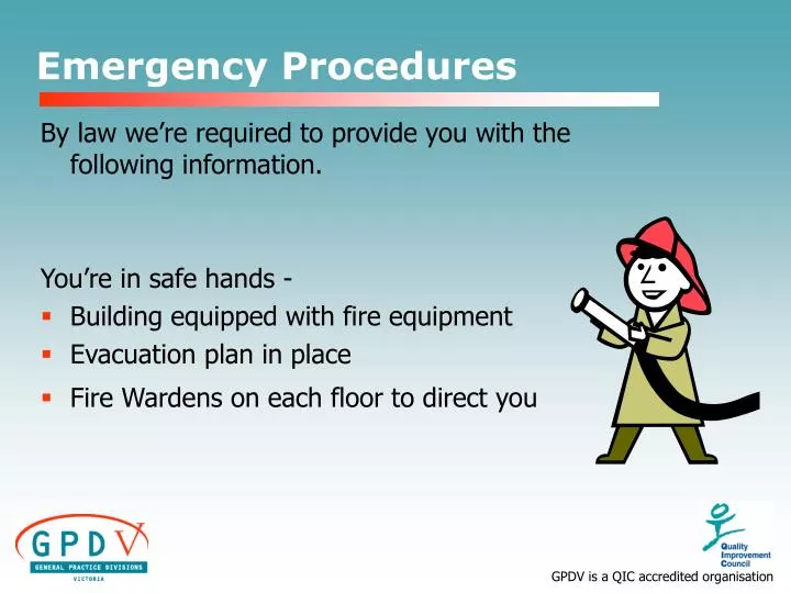 emergency procedures