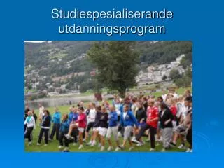 studiespesialiserande utdanningsprogram