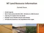 NT Land Resource Information
