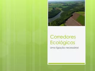 corredores ecol gicos