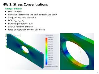 HW 2: Stress Concentrations