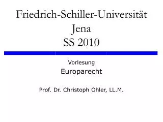 friedrich schiller universit t jena ss 2010
