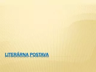 liter rna postava