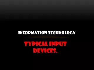 information technology
