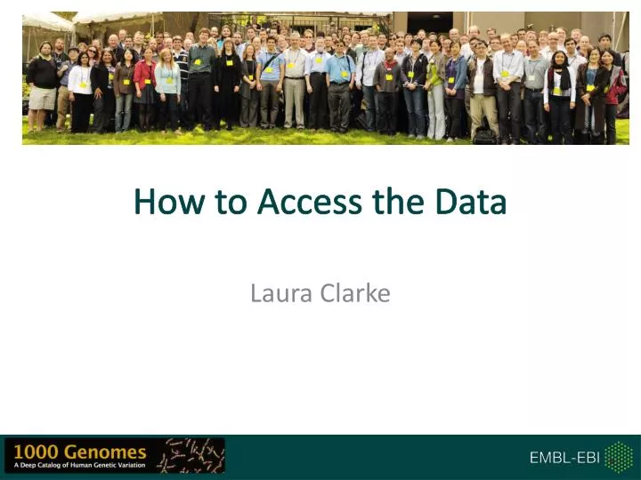 how to access the data