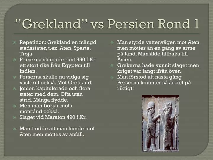 grekland vs persien rond 1