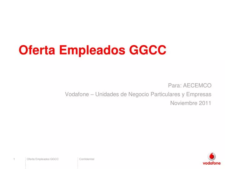 oferta empleados ggcc