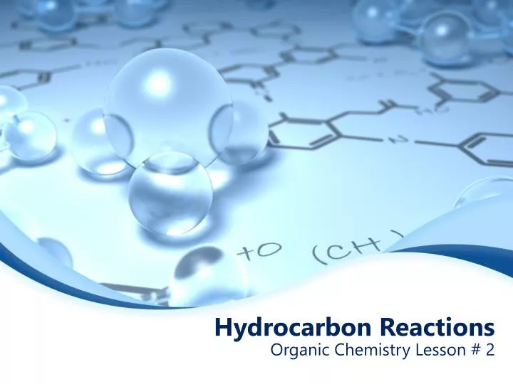 hydrocarbon reactions