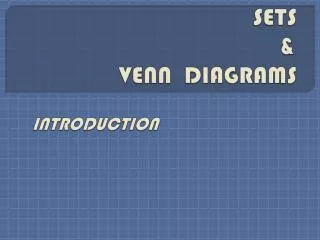 sets venn diagrams