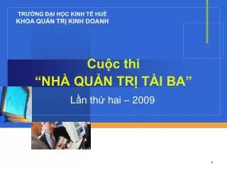 cu c thi nh qu n tr t i ba