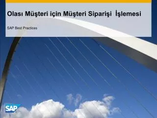 olas m teri i in m teri sipari i lemesi