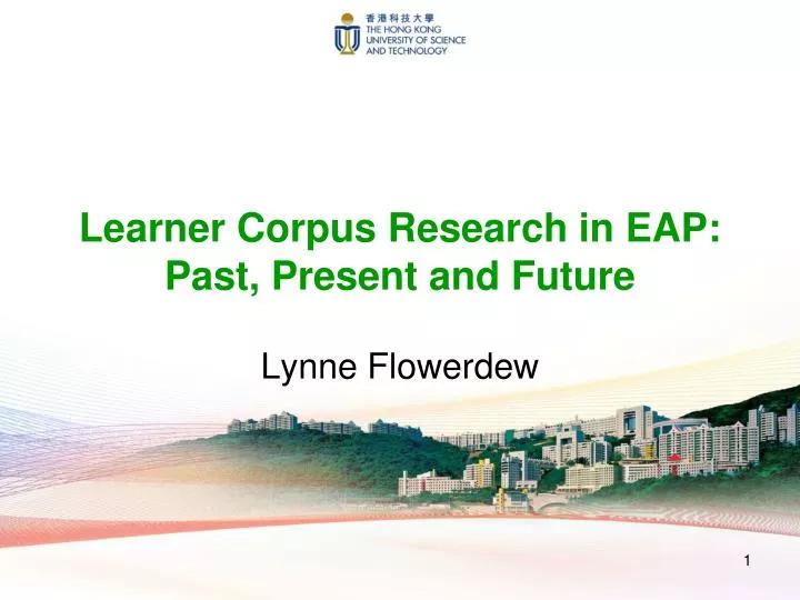 learner corpus research in eap past present and future