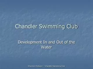Chandler Swimming Club