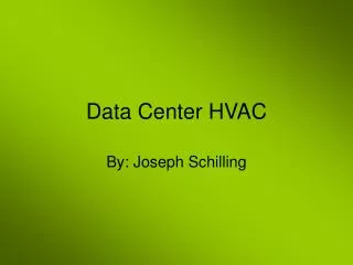 Data Center HVAC
