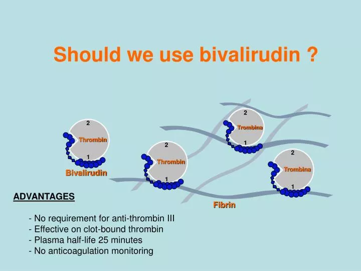 should we use bivalirudin